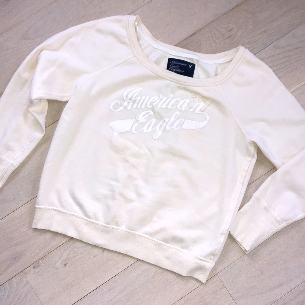 American eagle crop sweatshirt